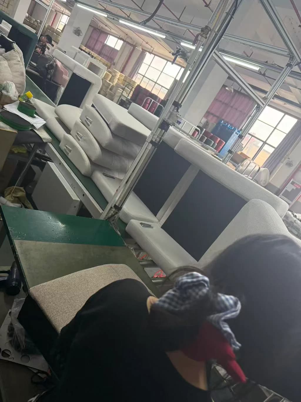 new order armchair under production