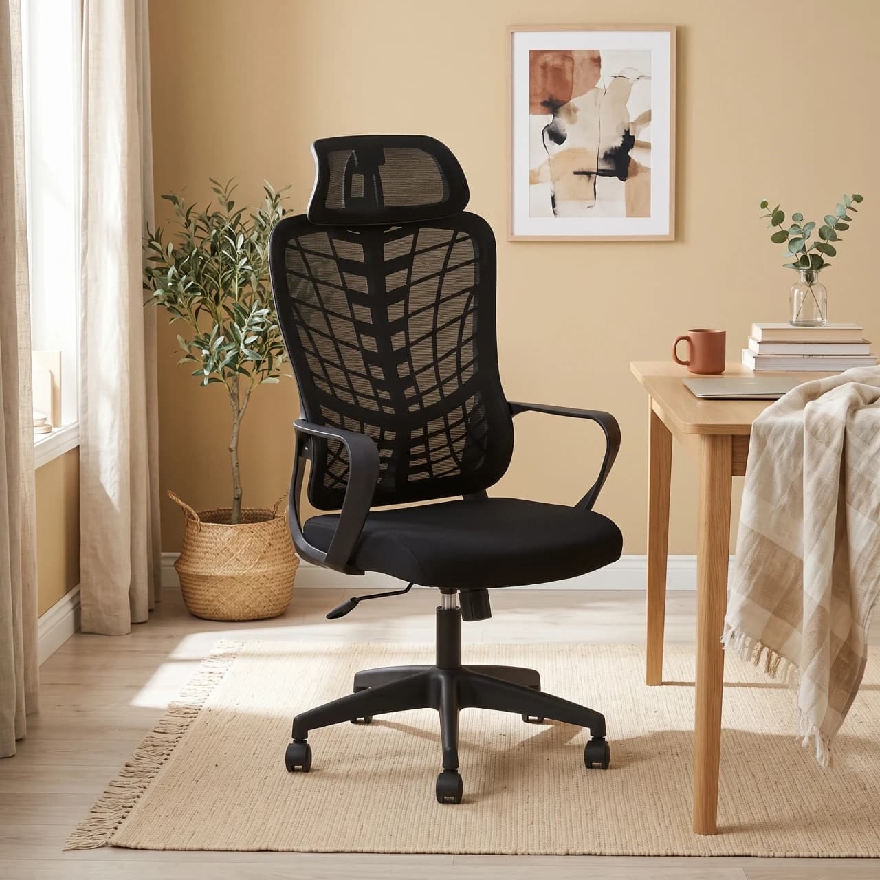 Mesh High-Back Executive Office Chair Black — view 1 of 6