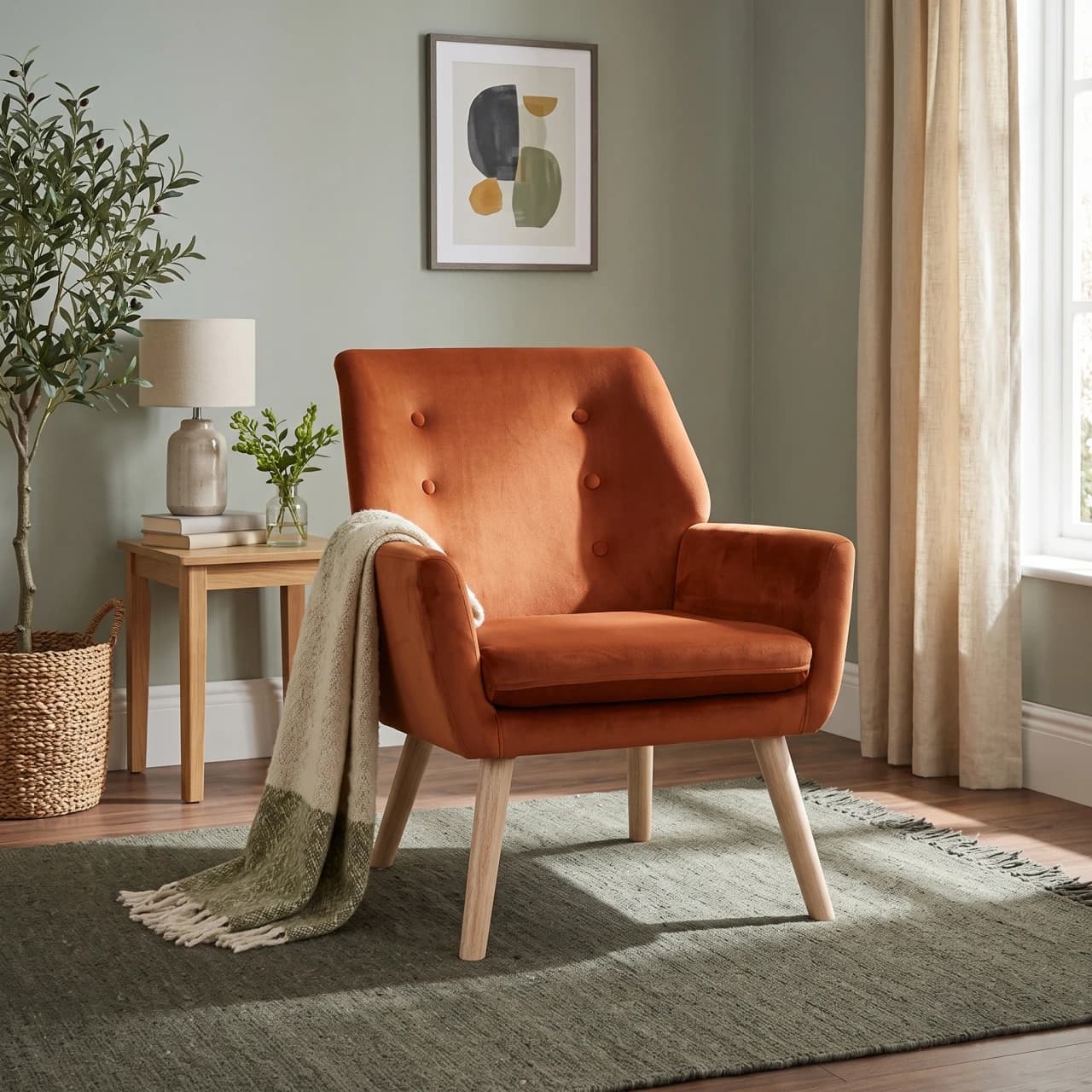 Upholstered Living Armchair — view 1 of 6