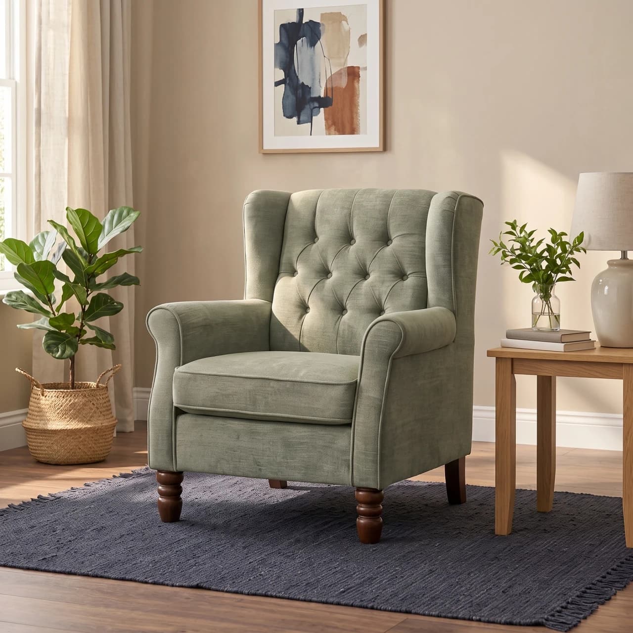 Contemporary Upholstered sofa — view 1 of 5