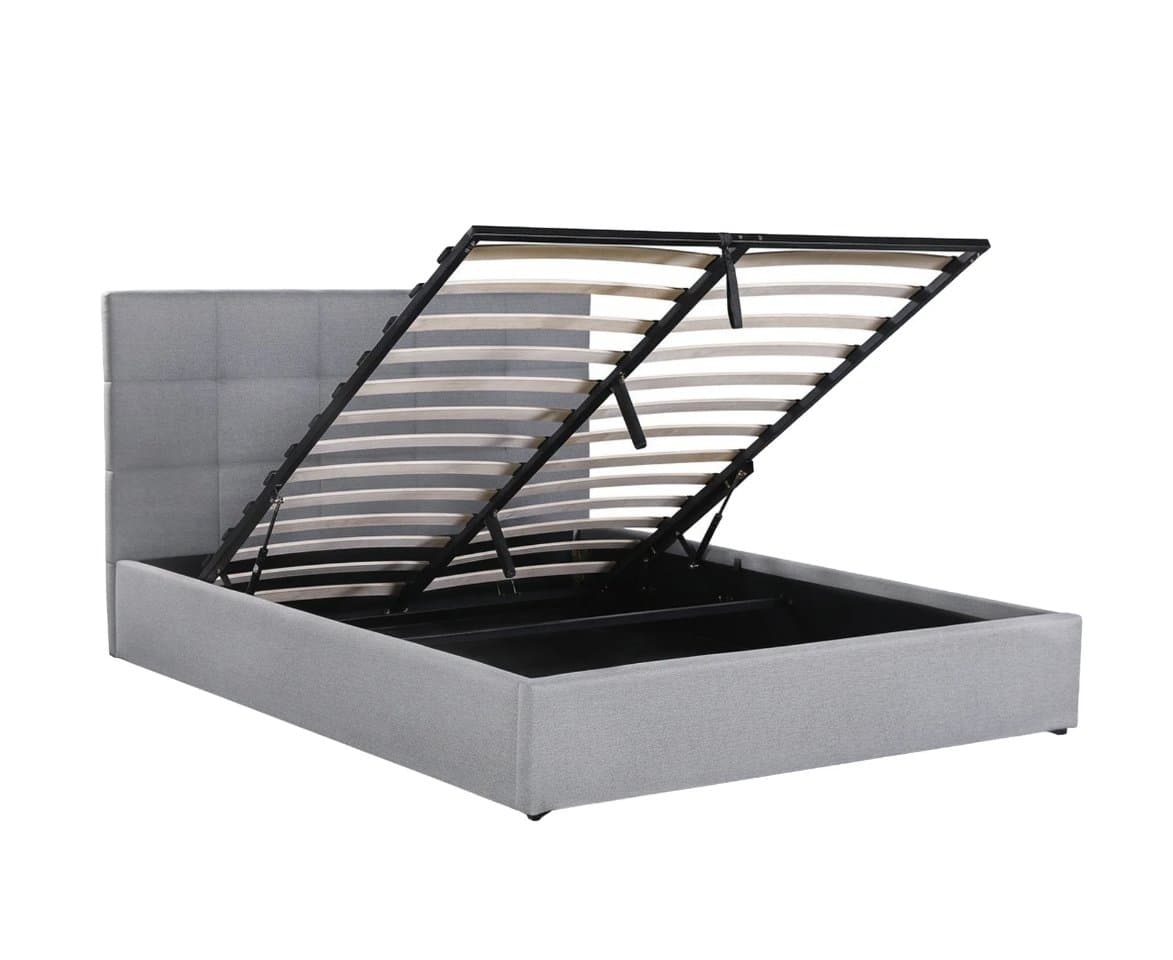 Upholstered Storage Gaslift Bed