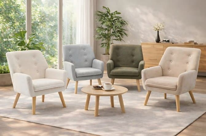 Upholstered Living Armchair