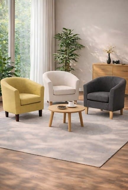 Modern Upholstered Armchair