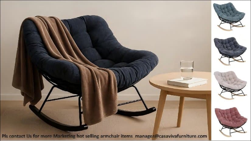 Contemporary Rocking Armchair