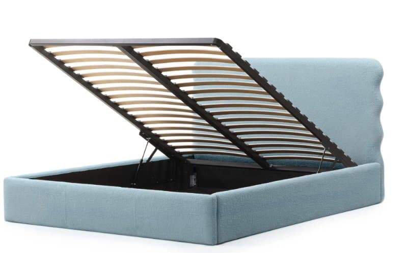 Upholstered Storage Gas Lifting Bed — Bedroom