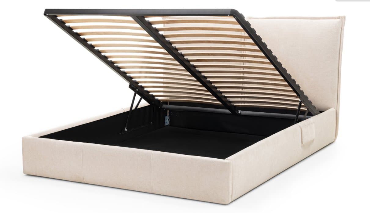Upholstered Storage Platform Bed