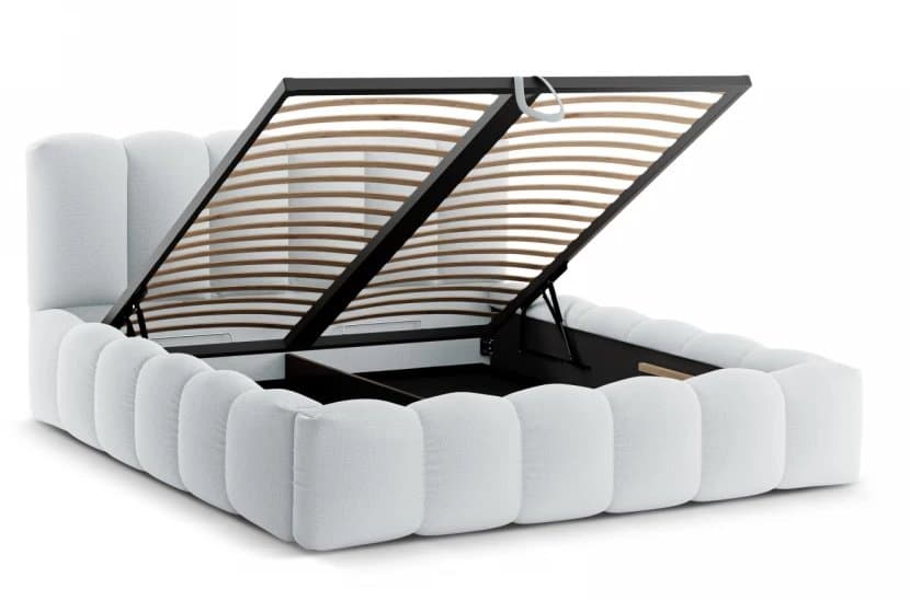 Upholstered Storage Gas Lifting Bed