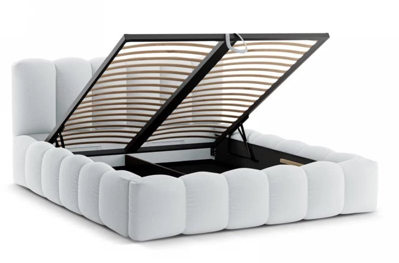 Upholstered Storage Gas Lifting Bed — Bedroom